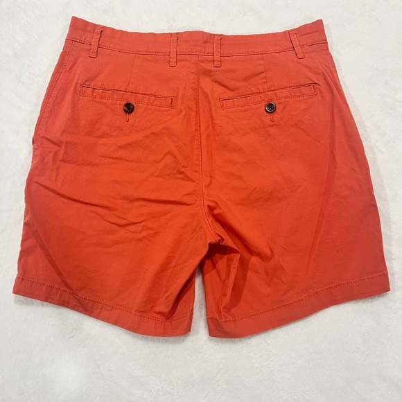 Goodfellow & Co Men’s 30 Every Wear Cotton Shorts - 7" Inseam - Orange - Picture 2 of 8